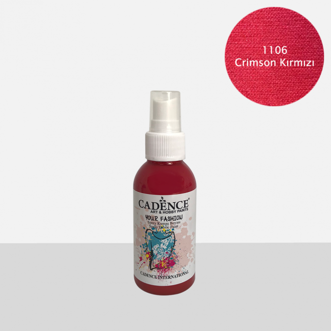 Vopsea spray pentru textile - 100 ml - crimson red 1 Vopsea spray pentru textile - 100 ml - crimson red