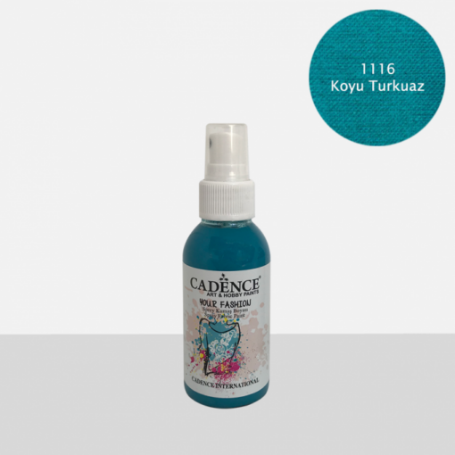 Vopsea spray pentru textile - 100 ml - dark turquoise 1