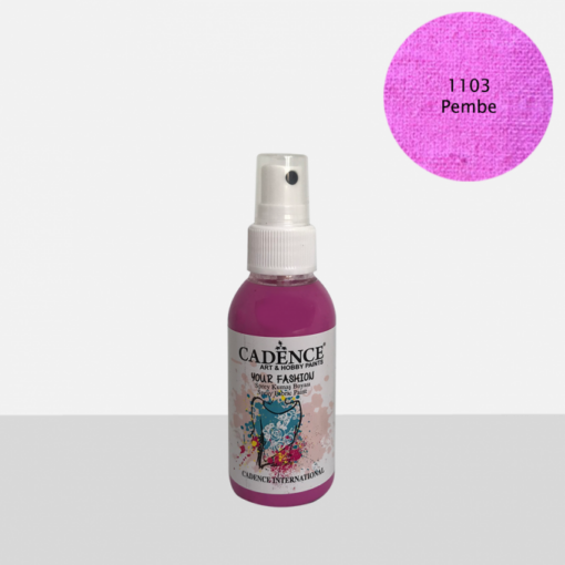 Vopsea spray pentru textile - 100 ml - pink 1