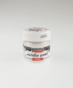 Acrilic mat - 50 ml - Pentart - white