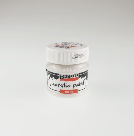 Acrilic mat - 50 ml - Pentart - white 1