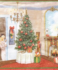 Șervețel - Christmas Morning  - 33x33 cm
