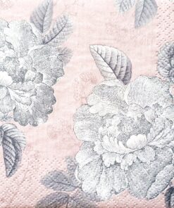 Șervețel -  Fantasy pink – 25x25 cm