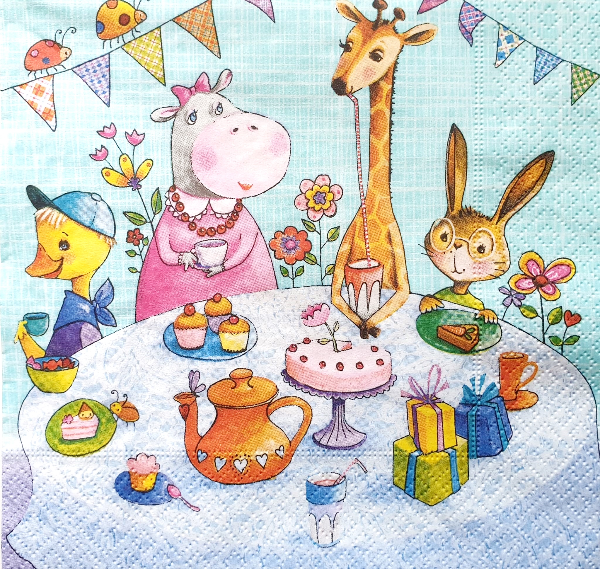 Șervețel - Party Animals - 33x33 cm 1 Șervețel - Party Animals - 33x33 cm