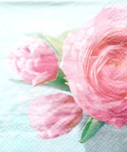 Șervețel - Vintage Ranunculus - 33x33 cm