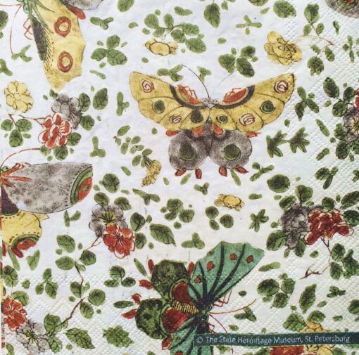 Șervețel decoupage - Hermitage Butterflies - 33x33 cm 1