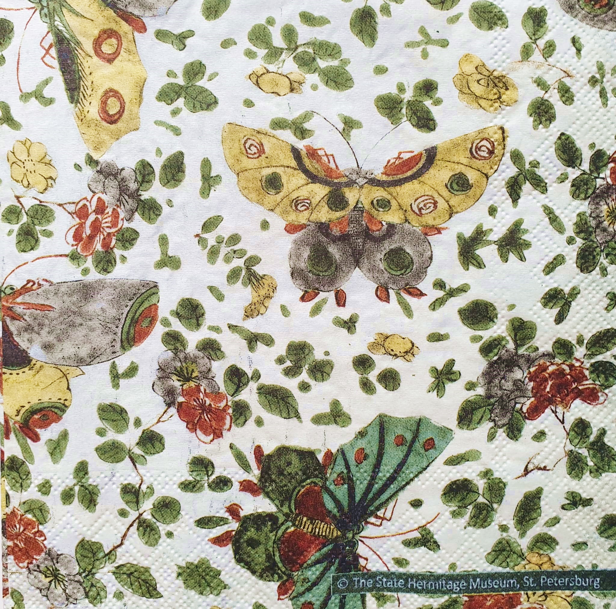 Șervețel decoupage - Hermitage Butterflies - 33x33 cm 1 Șervețel decoupage - Hermitage Butterflies - 33x33 cm