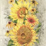 Șervețel – Le tournesol – 33×33 cm