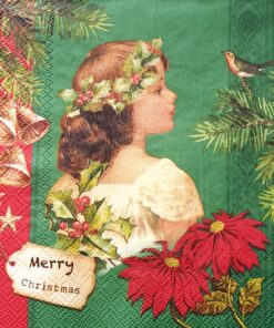 Șervețel – Merry Christmas – 33×33 cm