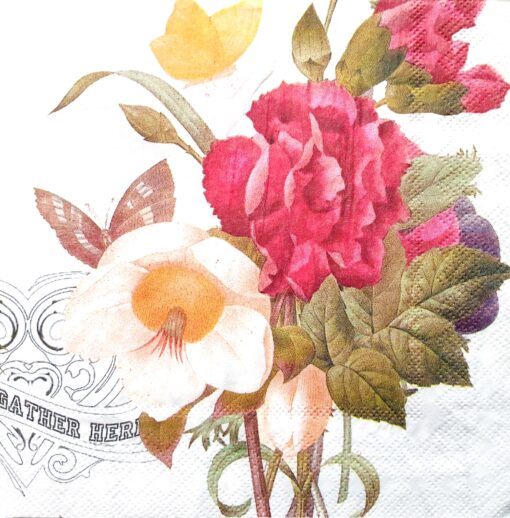 Șervețel – Roses – 33×33 cm 1