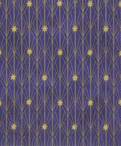 Șervețel - Artdeco little stars violet - 33x33 cm