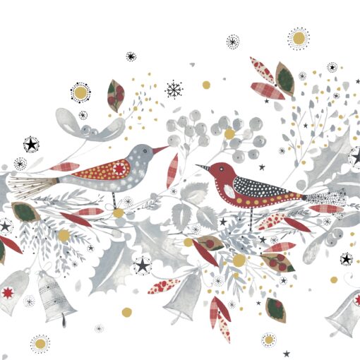 Șervețel - Christmas Birds - 33x33 cm 1
