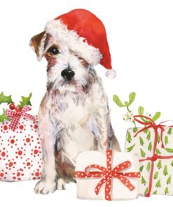 Șervețel - Christmas Pup - 25x25 cm