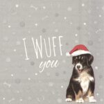 Șervețel - I Wuff You - 33x33 cm
