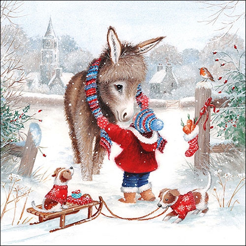 Șervețel - Keeping Warm - 33x33 cm 1 Șervețel - Keeping Warm - 33x33 cm