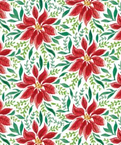 Șervețel  - Poinsettia Dream - 33x33 cm