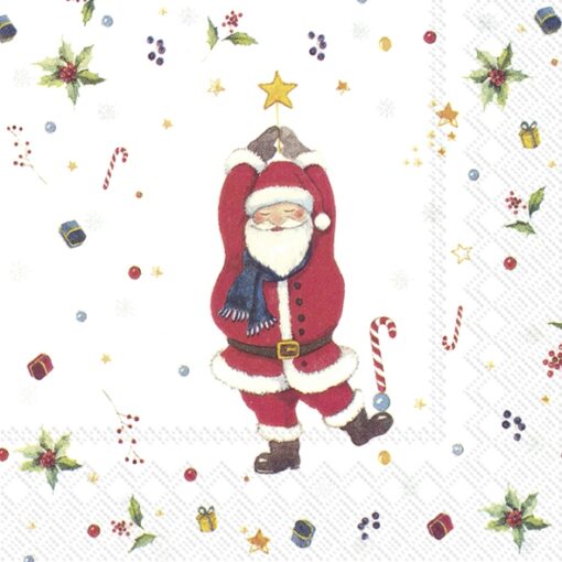 Șervetel - Santas Look - 25×25 cm 1