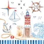 Șervețel - Seaside Memories - 33x33 cm