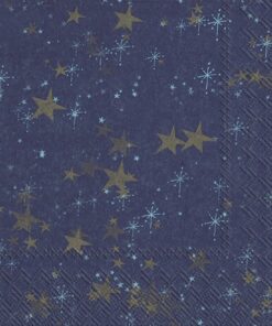 Șervețel - Sternenhimmel dark blue - 33x33 cm