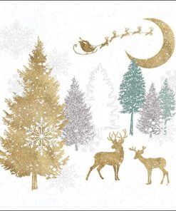 Șervețel   - Winter Forest  - 33x33 cm