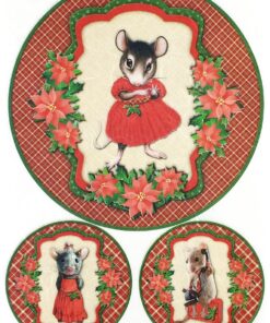 Hârtie de orez – Little Mouse 2 – decoupage – A4