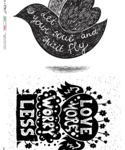 Hârtie de orez – positive message 2 – A4