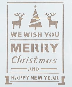 Șablon - Christmas Wishes - 20x20 cm