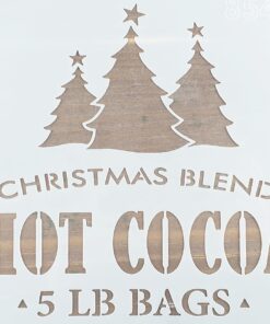 Șablon - Hot Cocoa - 20x20 cm