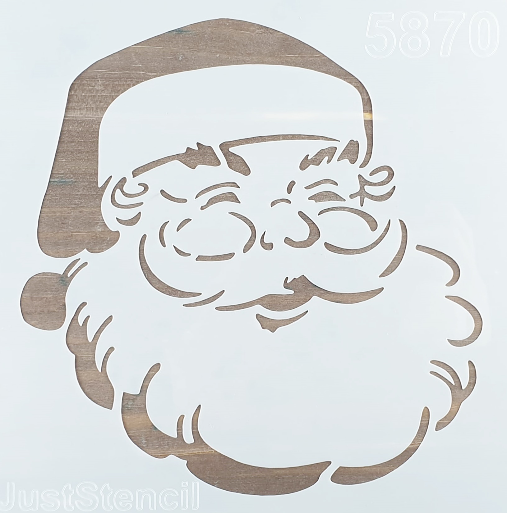 Șablon - Santa Claus - 20x20 cm 1 Șablon - Santa Claus - 20x20 cm