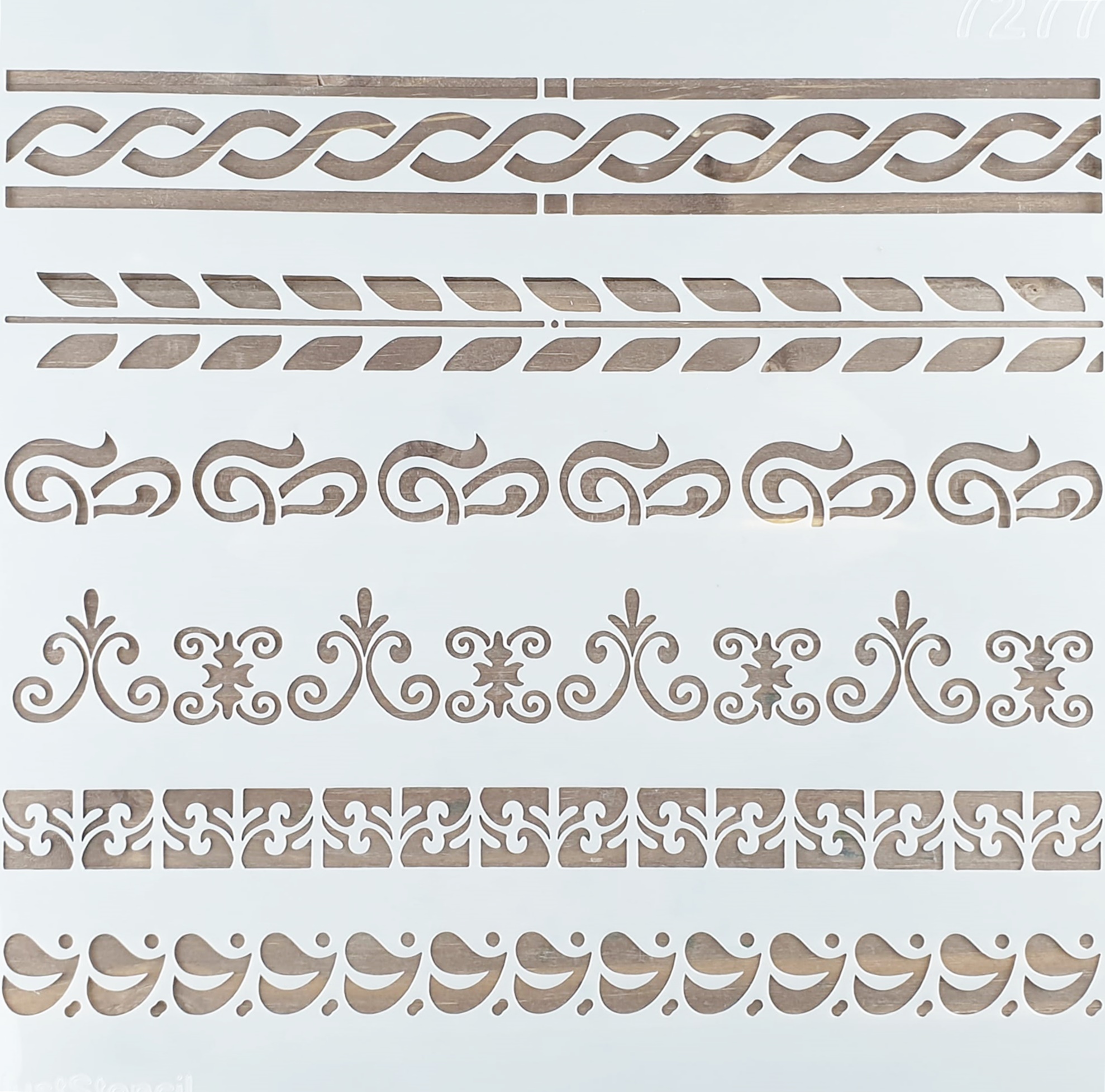 Șablon – Bordure Pattern - 30×30 cm 1 Șablon – Bordure Pattern - 30×30 cm
