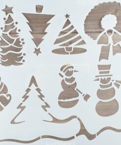 Șablon – Christmas Elements 2 - 30×30 cm