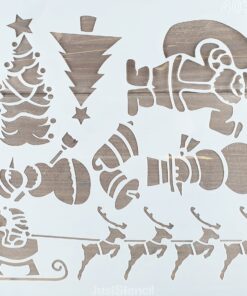 Șablon – Christmas Elements - 30×30 cm