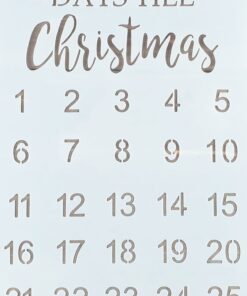 Șablon – Days Till Christmas – 20×30 cm