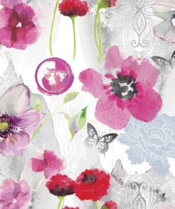 Șervețel - Blurred Graphic Flowers - 33x33 cm
