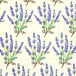 Șervețel - Bouquet of lavender cream - 33x33 cm Șervețel - Bouquet of lavender cream - 33x33 cm