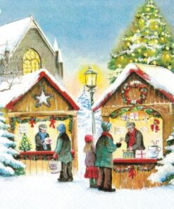Servetel-Christmas-Market-33x33-cm