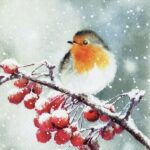 Șervețel - Hello Robin - 33x33 cm Șervețel - Hello Robin - 33x33 cm