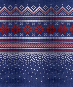 Șervețel - Knitted dark blue - 25x25 cm