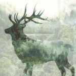 Șervețel - Magic Deer - 33x33 cm