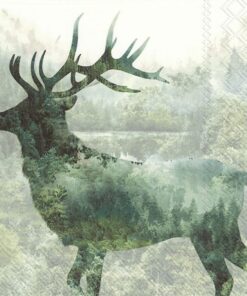 Șervețel - Magic Deer - 33x33 cm