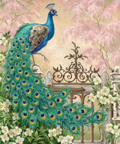 Șervețel - Noble Peacock - 33x33 cm