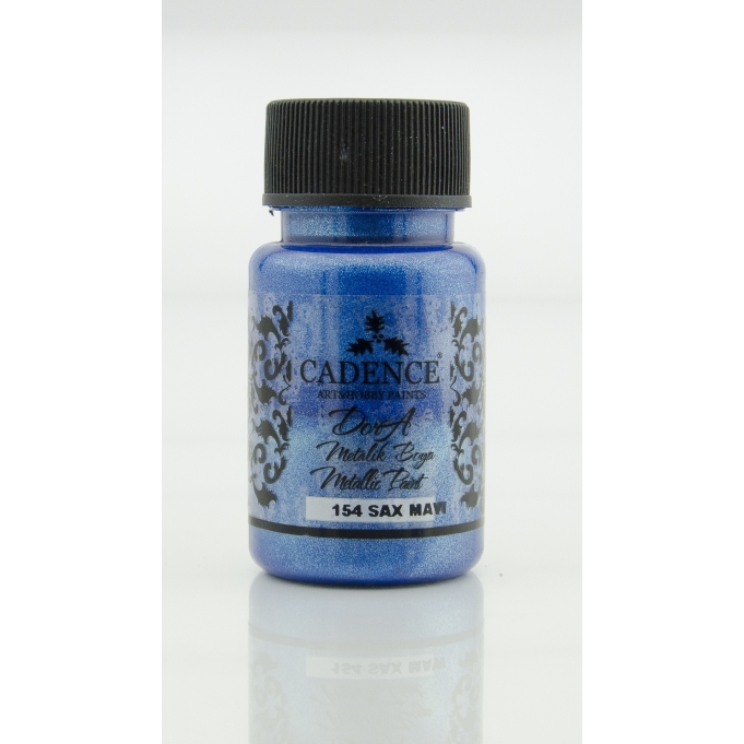 Vopsea acrilică – Dora metalic – sax blue – 50 ml 1 Vopsea acrilică – Dora metalic – sax blue – 50 ml