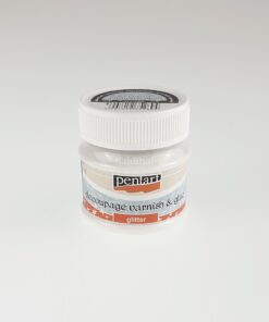 Adeziv decoupage glitter - 50 ml - Pentart