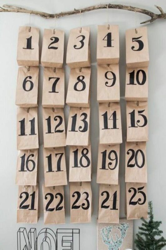 Idei magice și creative pentru calendare de Advent homemade pe care le vei iubi 9