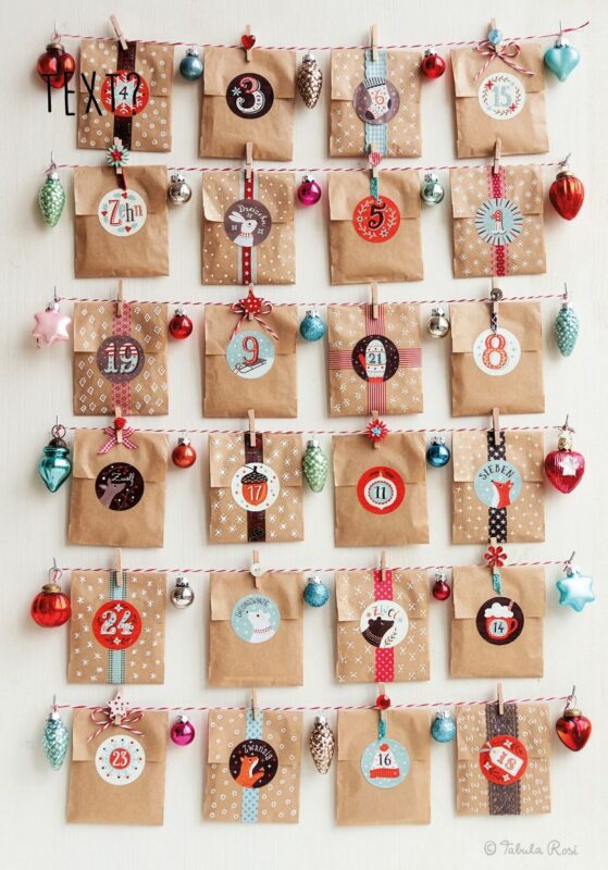Idei magice și creative pentru calendare de Advent homemade pe care le vei iubi 7