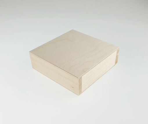 Cutie din lemn - 14x14x4.5 cm 1