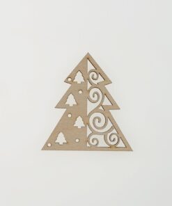 Decoratiune bradut - 6.3x6.1x0.3 cm