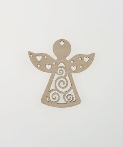Decoratiune ingeras - 6.8x6.5x0.3 cm