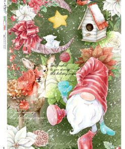Hârtie de orez – Best Wishes  2 – A4