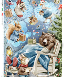 Hârtie de orez – Christmas  Evening  2 – A4